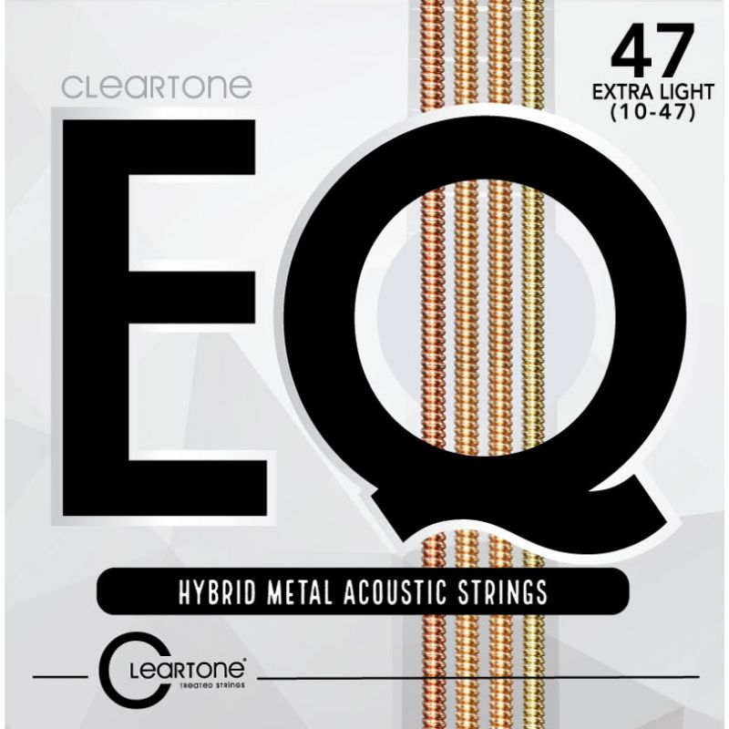 Набор струн CLEARTONE 7810 EQ HYBRID METAL ACOUSTIC ULTRA LIGHT 10-47